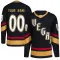 Black Men's Custom Authentic Vegas Golden Knights Reverse Retro 2.0 Jersey