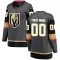 Black Women's Custom Breakaway Vegas Golden Knights Home Jersey