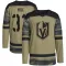 Camo Youth Adin Hill Authentic Vegas Golden Knights Military Appreciation Practice Jersey