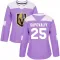 Purple Women's Matyas Sapovaliv Authentic Vegas Golden Knights Fights Cancer Practice Jersey