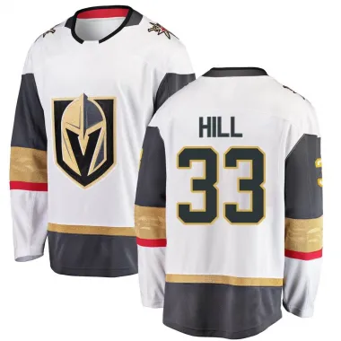 White Men's Adin Hill Breakaway Vegas Golden Knights Away Jersey